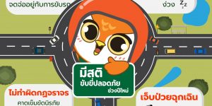 มีสติ ขับขี่ปลอดภัยช่วยปีใหม่